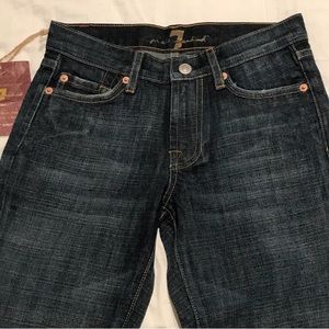 NWT 7 for all mankind dark wash size 25